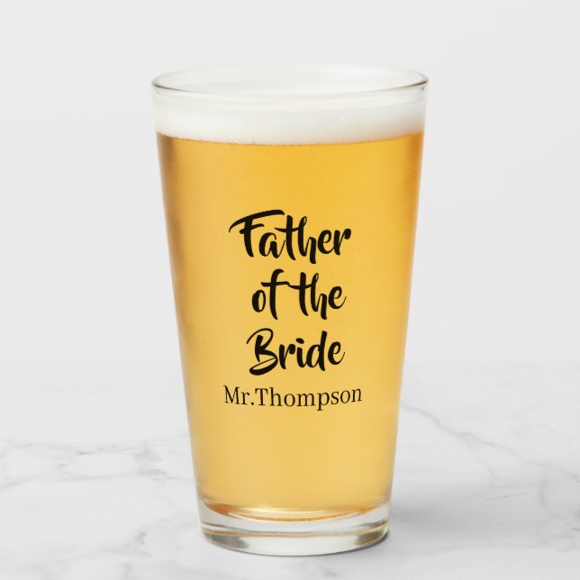 Padre del regalo de padre de novia casada (Anverso (lleno))