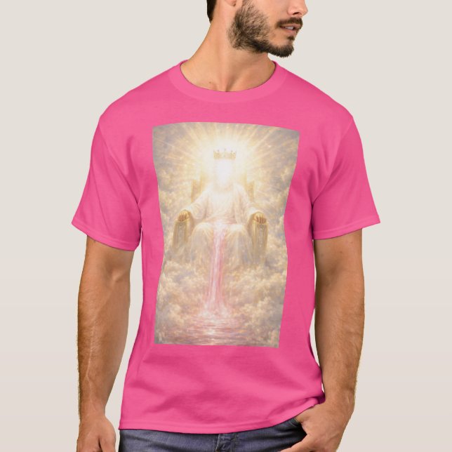 Padre Dios sentado en la Camiseta del Trono (Anverso)