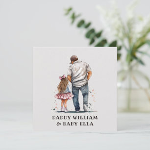 Padre e hija personalizados