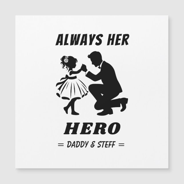 Padre e hija - Siempre su héroe (2) (Anverso)
