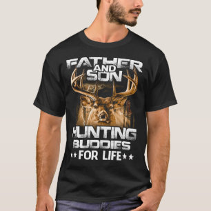 Padre e hijo cazando amigos por camiseta de por vi