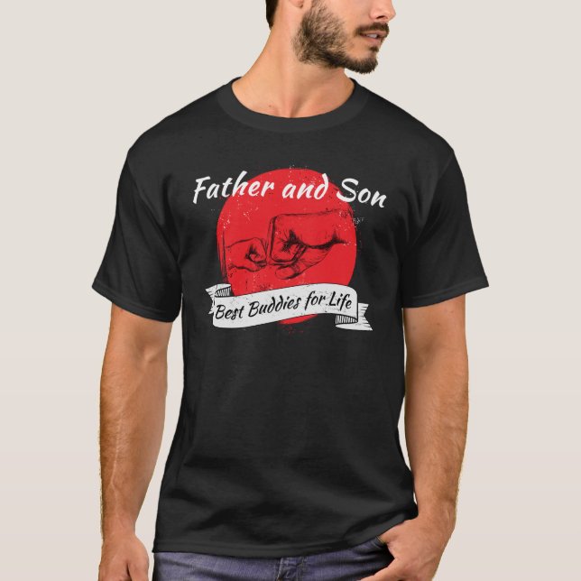 Padre e hijo - Los mejores amigos de la camiseta d (Anverso)