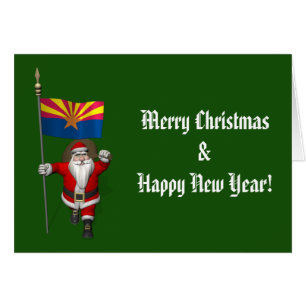 Padre festivo Navidad visitando Arizona