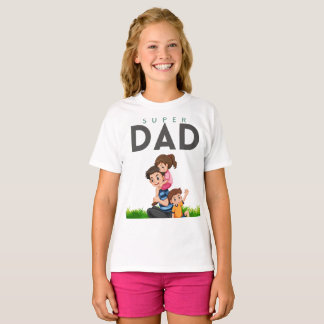 Padre-Hija ama la camiseta de amor para las mujere