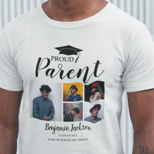 Padre orgulloso moderno   6 camiseta de graduación
