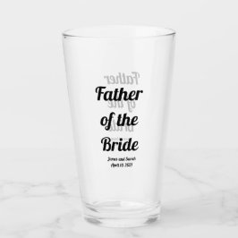 Padre personalizado de la novia