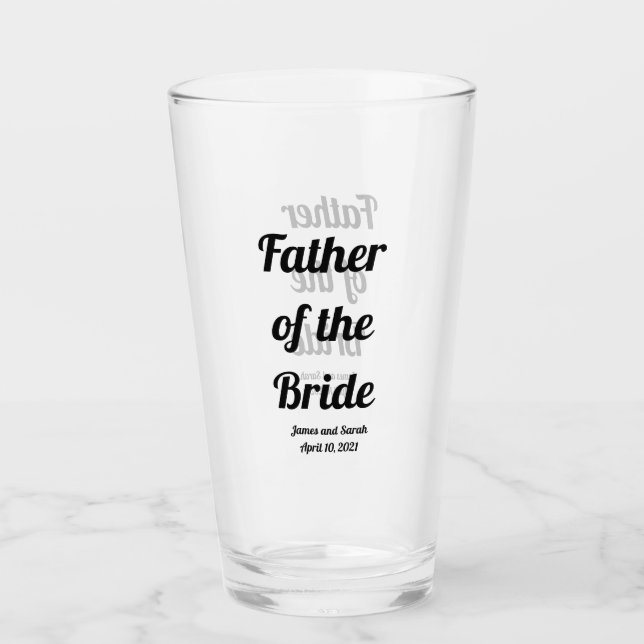 Padre personalizado de la novia (Anverso)
