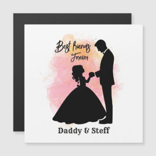 Padre personalizado y hija - Los mejores amigos pa