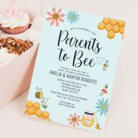 Padres A Apostar La Invitación De La Abeja De Miel