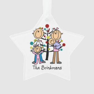 Padres, Chicas, ornamento de Baby Boy
