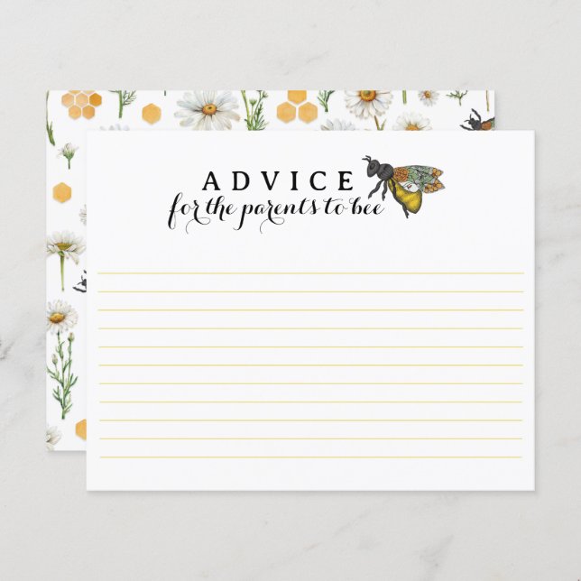 Padres de Abeja para comprar la tarjeta de consejo (Anverso / Reverso)