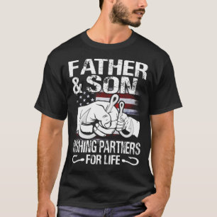 Padres e hijos Camisetas afines Pescadores socios
