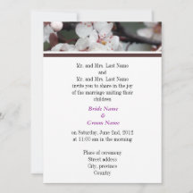Padres novios y novios, invitación a la boda