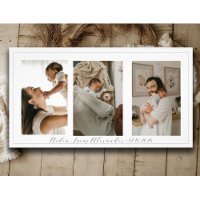 Padres nuevos bebé 3 Collage de fotos personalizad