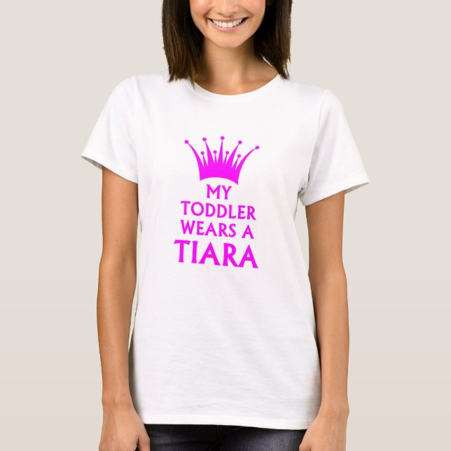 Padres Padres Mamá/Papá - Camiseta Tiara (Anverso)