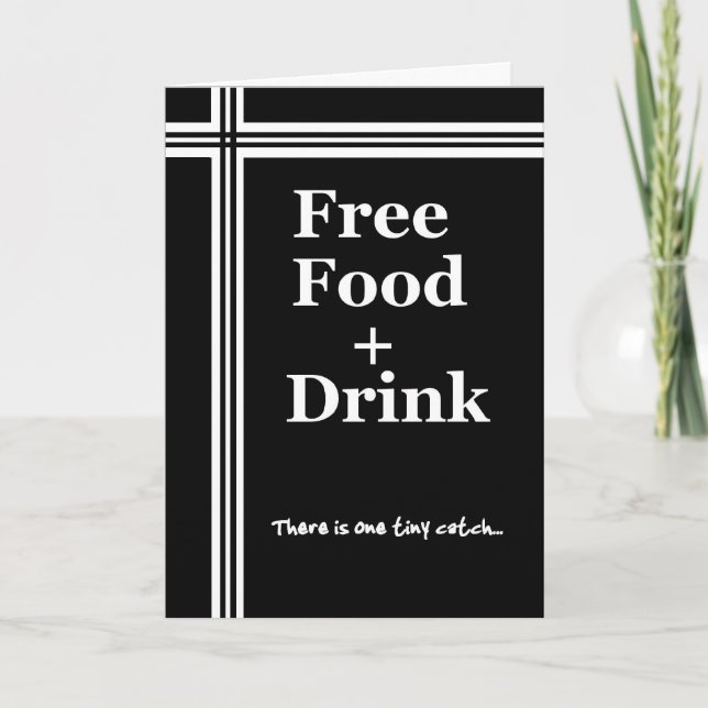 Padrino de Boda - DIVERTIDO Invitación (Anverso)