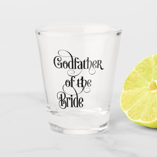 Padrino de la Novia Vaso de Chupito (Anverso)
