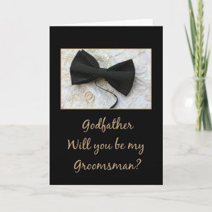 Padrino Por favor sé mi Groomsman - invitación