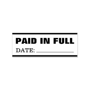 PAGADO EN EL SELLO DE GOMA COMPLETO