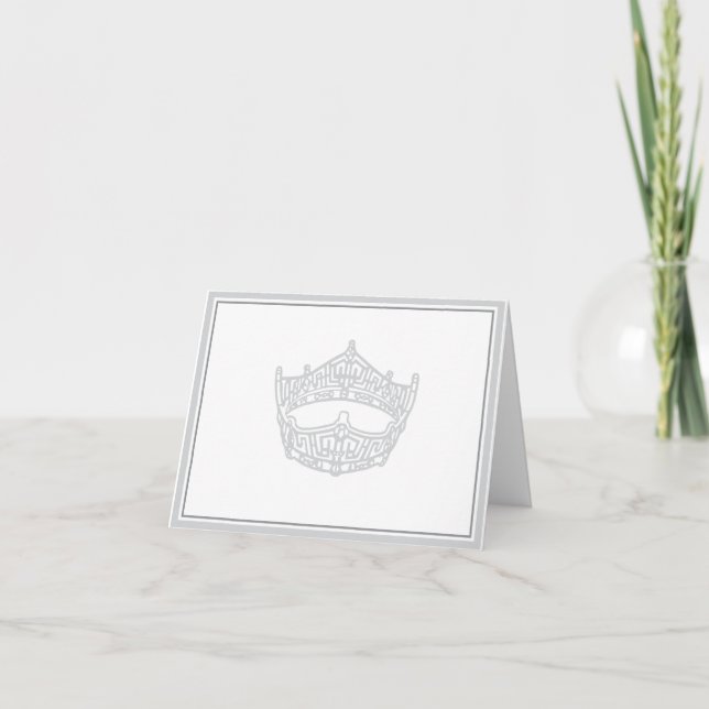 Pageant Crown Note Card (Anverso)