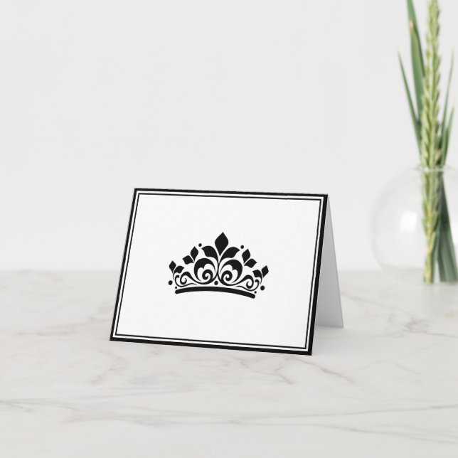 Pageant Crown Note Card (Anverso)