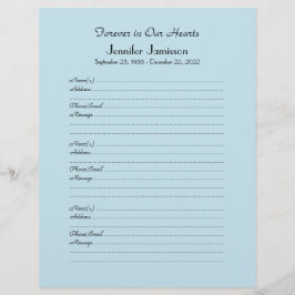 Página Azul pálido o Relleno de libros en memoria