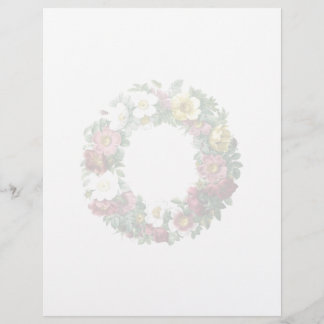 Página Botánica Vintage - Floral Wreath
