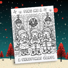 Página Color Me | Navidades Carolers