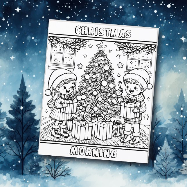 Página Color Me | Navidades por la mañana (Subido por el creador)