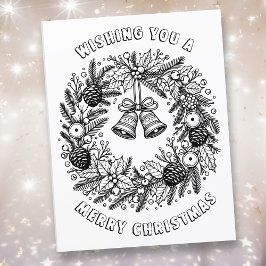 Página Color Me | Wreath navidades