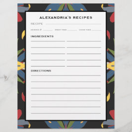 Página Cuadros de Recetas de Mosaico de Cocina Col