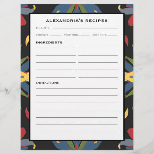 Página Cuadros de Recetas de Mosaico de Cocina Col