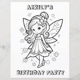 Página de actividad de fiesta de cumpleaños de had