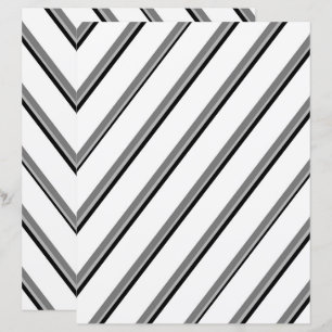 Página de álbum de recortes de rayas diagonales a
