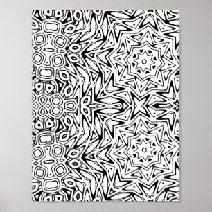 Página de arte para colorear con patrón de franja
