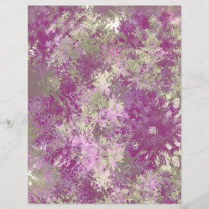 Página de Collage de Copos de Nieve Tropicales #8