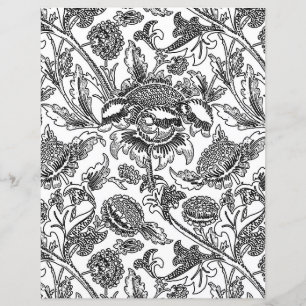 Página de Coloración para Adultos, William Morris 