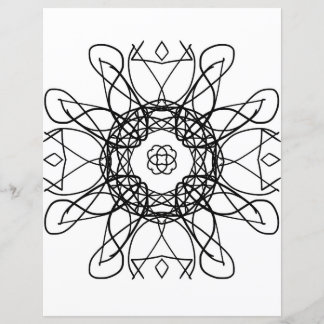 Página de Colores de Tribal Celtic Cross Mandala