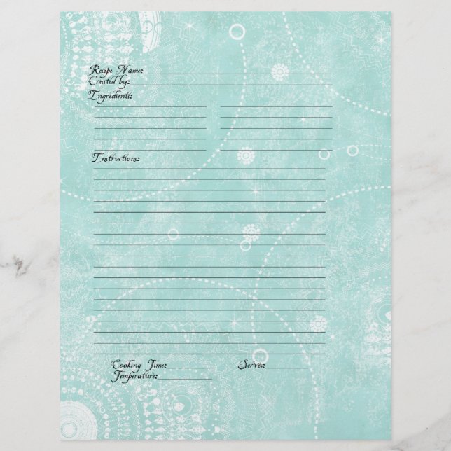 Página de Cookbook de Navidades de Aldea Gingerbre (Anverso)