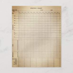 Página de cuaderno de gráfico de enfermeras de épo