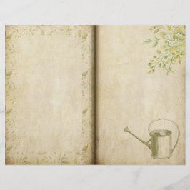 Página de Diario de Vintage Style Gardener