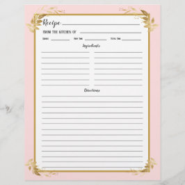 Página de enlace de la receta de oro rosado de Rub