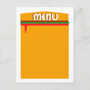 página de menú hamburguesa