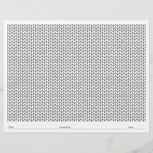 Página de punto horizontal para colorear (Anverso)