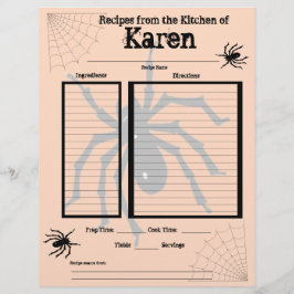 Página de Recetas Personalizadas de Halloween