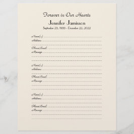 Página de Relleno del Libro Memorial, Off White