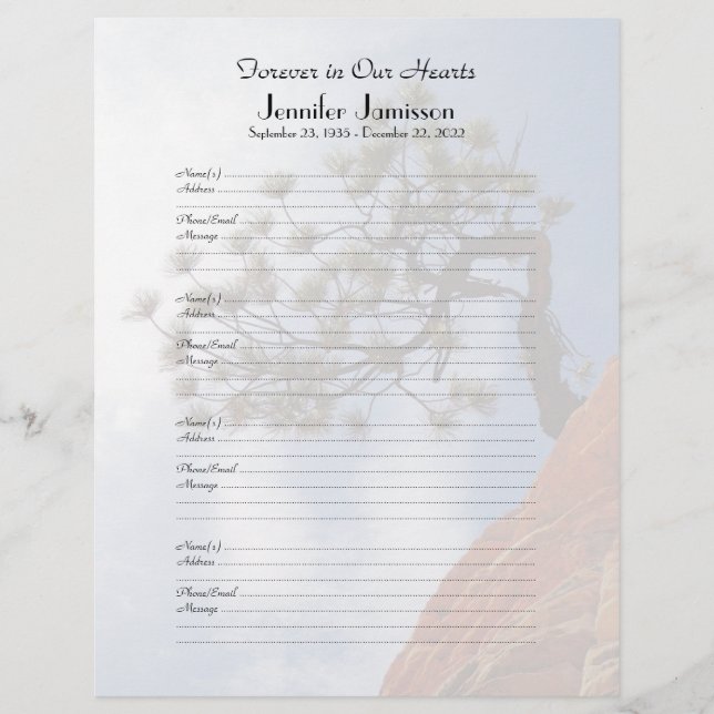 Página de Rótulo de relleno de libros conmemorativ (Anverso)