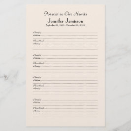 Página de Rótulo en el Mini Binder Filler en el Li