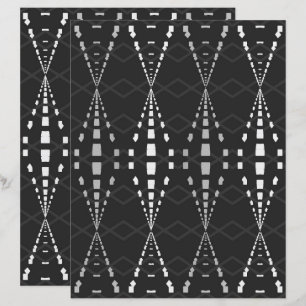 Página de Scrapbook de Ley Lines B&W a 2 caras
