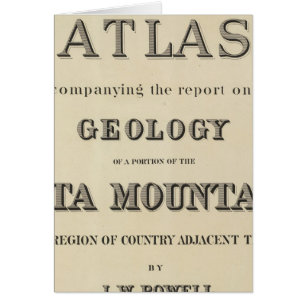 Página de título Atlas que acompaña al informe